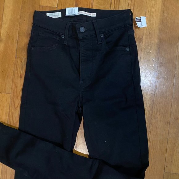 brand new WITH TAGS Levis mile high super skinny Jeans 26 high rise pants - Picture 1 of 3